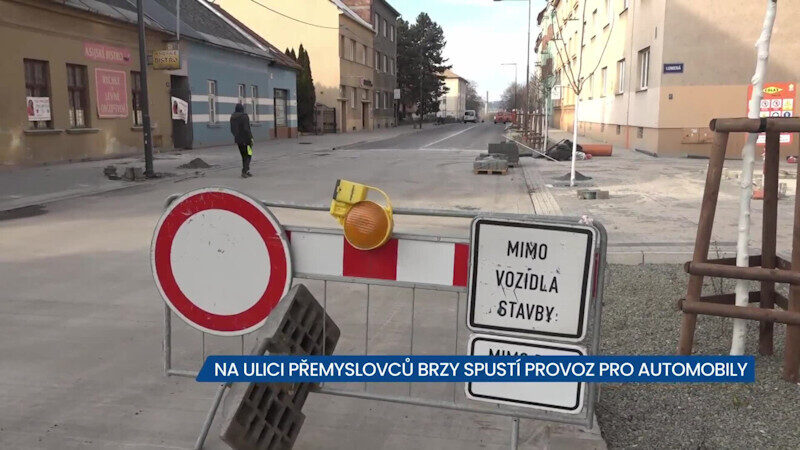 Na ulici Přemyslovců v Ostravě-Mariánských Horách brzy spustí provoz pro automobily