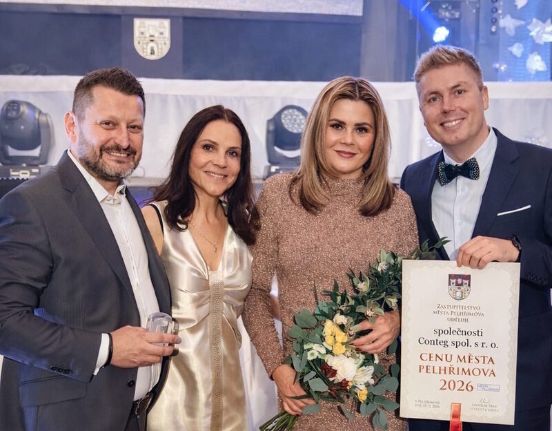 CONTEG opět boduje. Vyhrál cenu pro nejlepší firmu v Pelhřimově