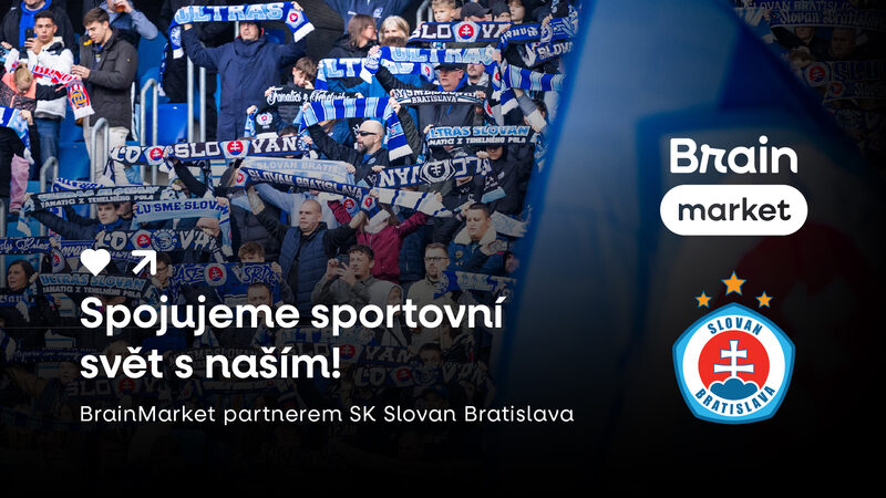 BrainMarket navazuje spolupráci s SK Slovan Bratislava. Podpoří A- tým a realizační tým