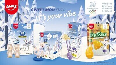 Licencované bonbóny Milán Cortina 2026 uvedeny na trh po celém světě