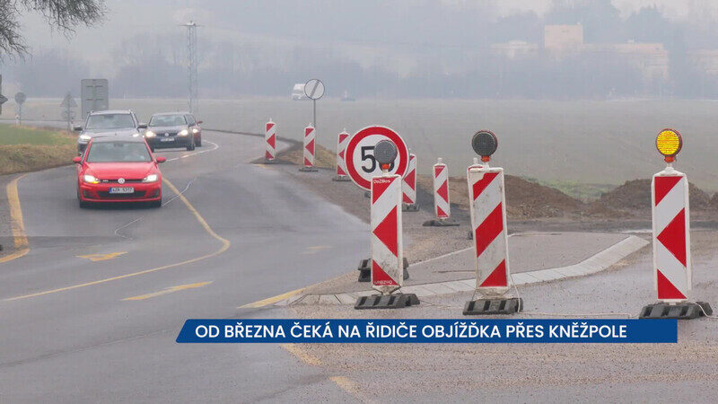 Od března čeká na řidiče objížďka přes Kněžpole