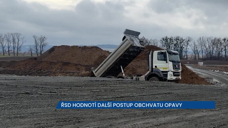 Jižní obchvat Opavy míří k listopadovému otevření