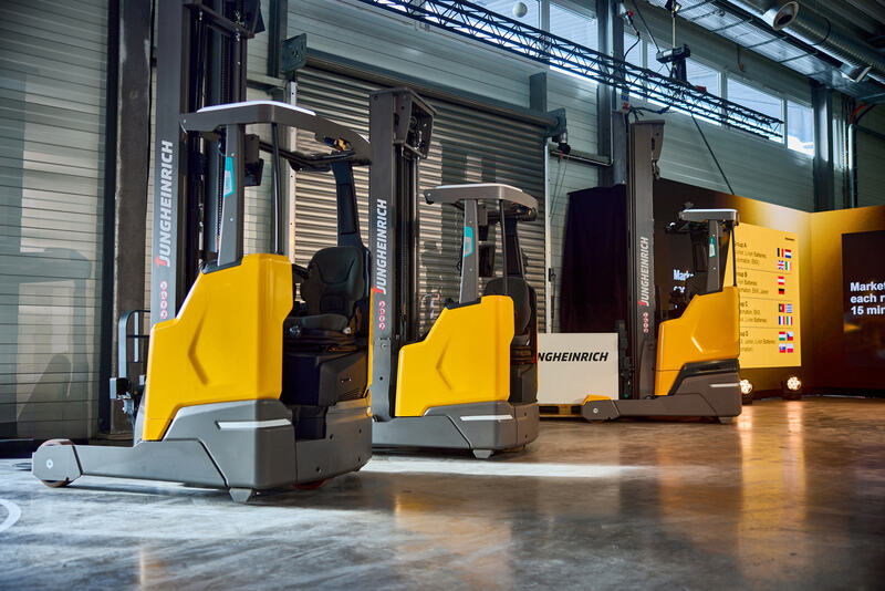 Nový retrak Jungheinrich ETV 4i se bude vyrábět v Chomutově.