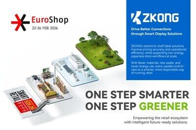 ZKONG představuje na veletrhu EuroShop 2026 novou generaci chytrých řešení pro maloobchod