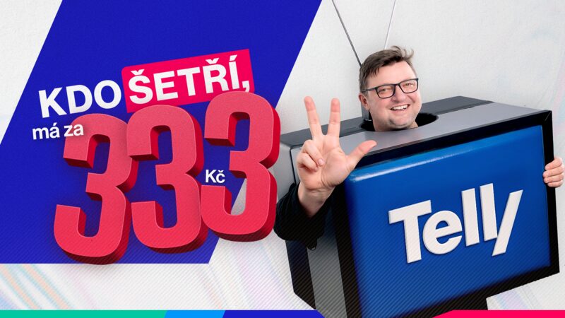 Březen v Telly ve znamení trojek: Jarní kampaň přináší Střední balíček za 333 Kč