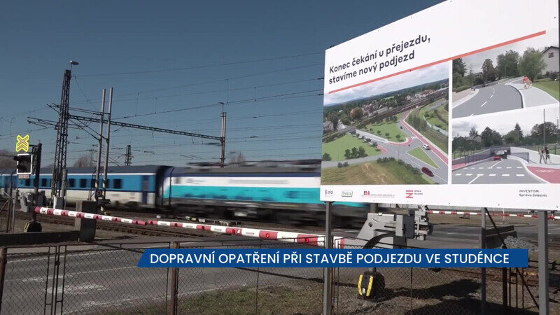 Stavbu podjezdu ve Studénce budou provázet dopravní omezení