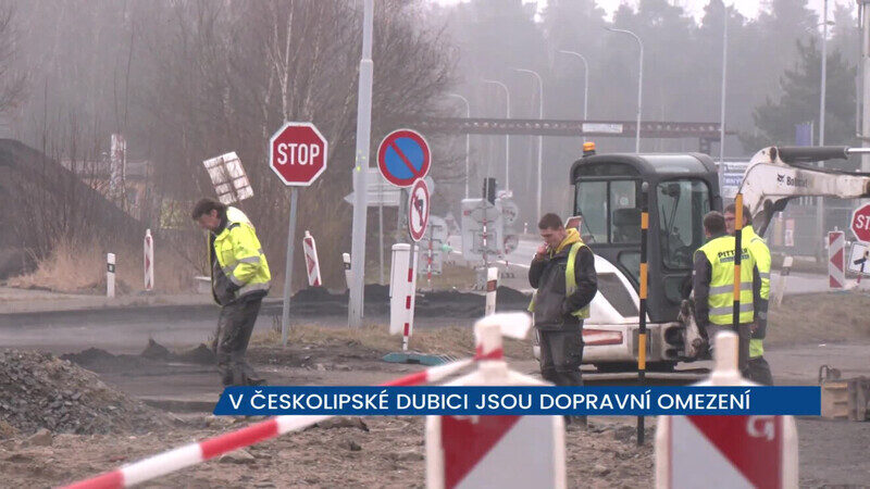 V českolipské Dubici jsou dopravní omezení