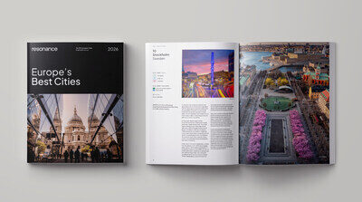 Poradenská společnost Resonance Consultancy představuje nejlepší evropská města pro rok 2026