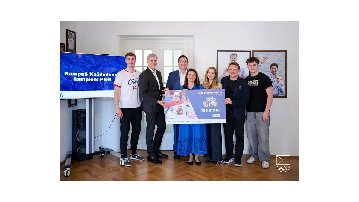 Procter a Charita: 1,2 milionu pro sportovce