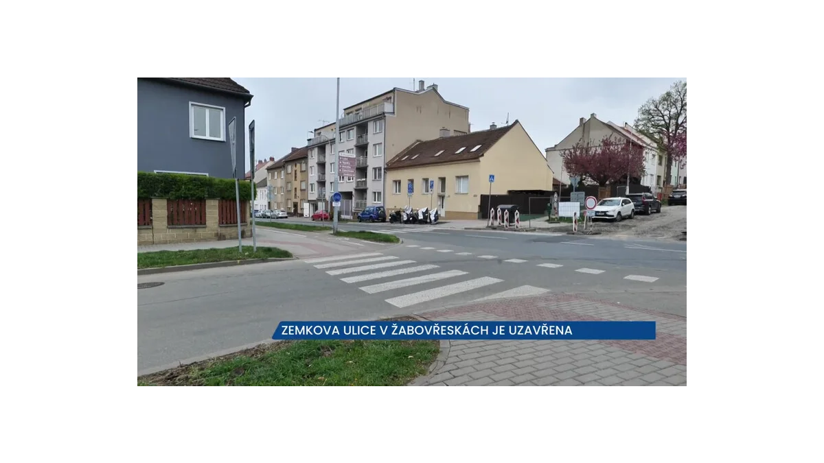 Uzavření Zemkovy ulice v Brně – důvod rekonstrukce