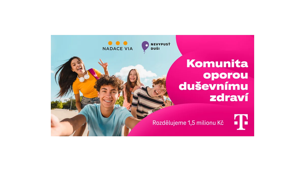 T-Mobile podporuje duševní zdraví grantovou výzvou