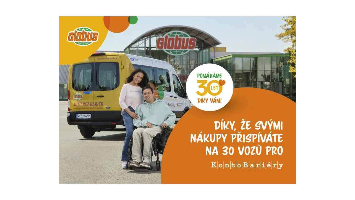 Oslava 30 let Globus: Charita a milionové ceny