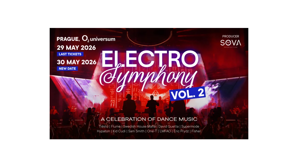 Electro Symphony přináší zvuky do Prahy – 29. a 30. května