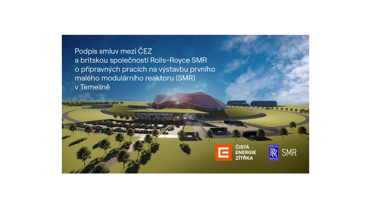 ČEZ a Rolls-Royce SMR uzavírají důležité smlouvy