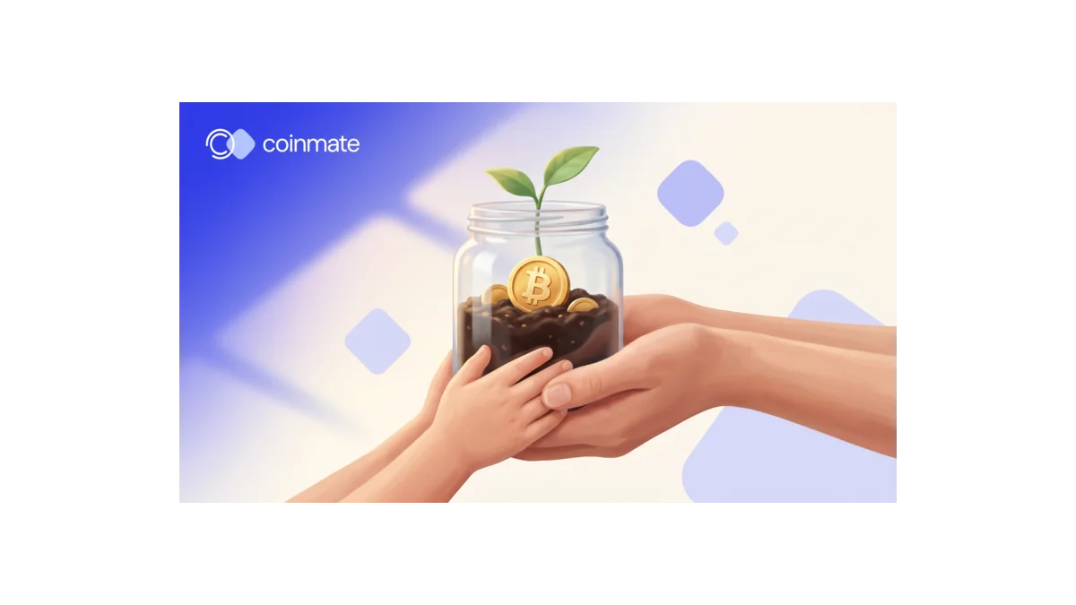 Coinmate: Spoření do bitcoinu pro děti jednoduše