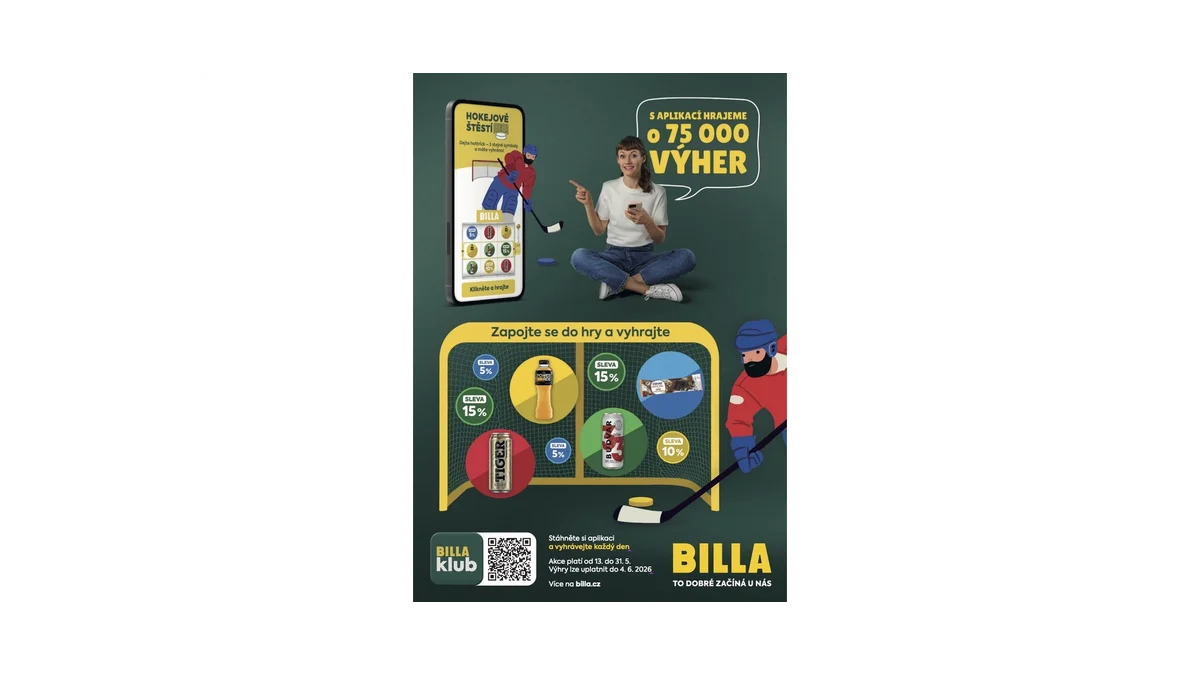 Získejte okamžité výhry s BILLA v nové soutěži