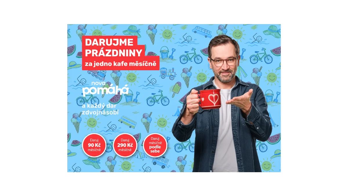 Pomoc dětem: Kampaň Darujme podpoří prázdniny