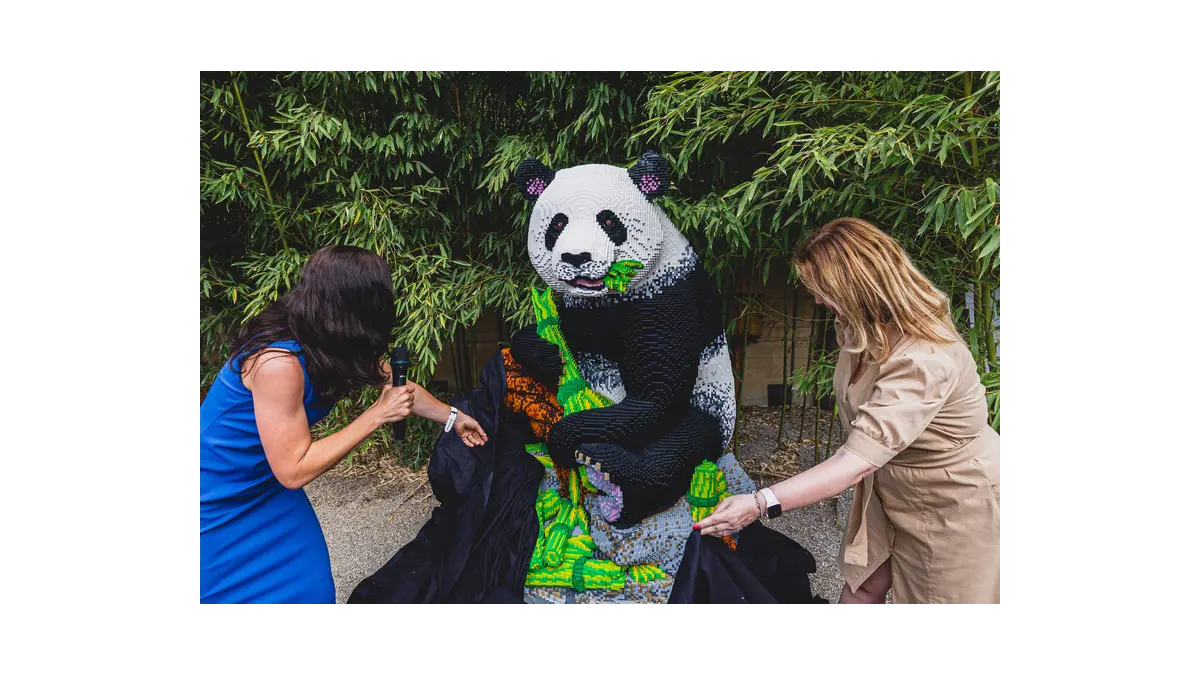 Navštivte pražskou zoo: LEGO panda do konce léta