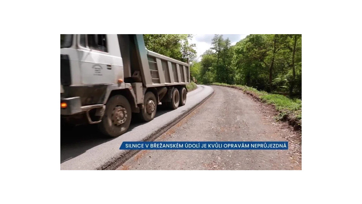 Opravy v Břežanském údolí narušují dopravu v regionu