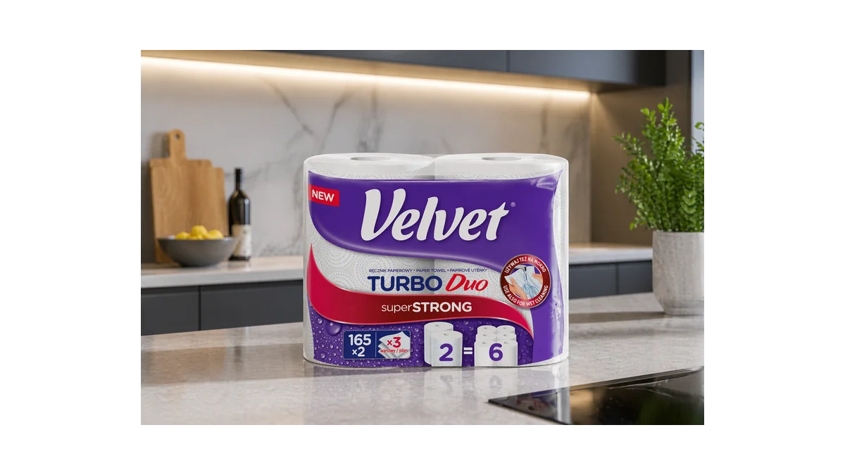 Papírové utěrky Velvet: Kvalita, kterou oceníte