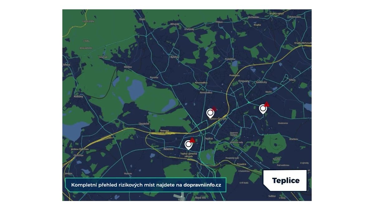 Dopravní změny v Teplicích kvůli rekonstrukcím