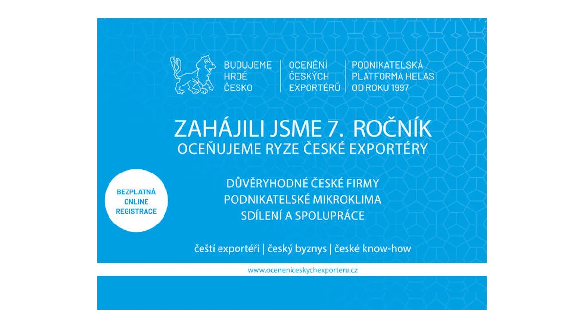 Prestige v soutěži o export — přihlaste se nyní
