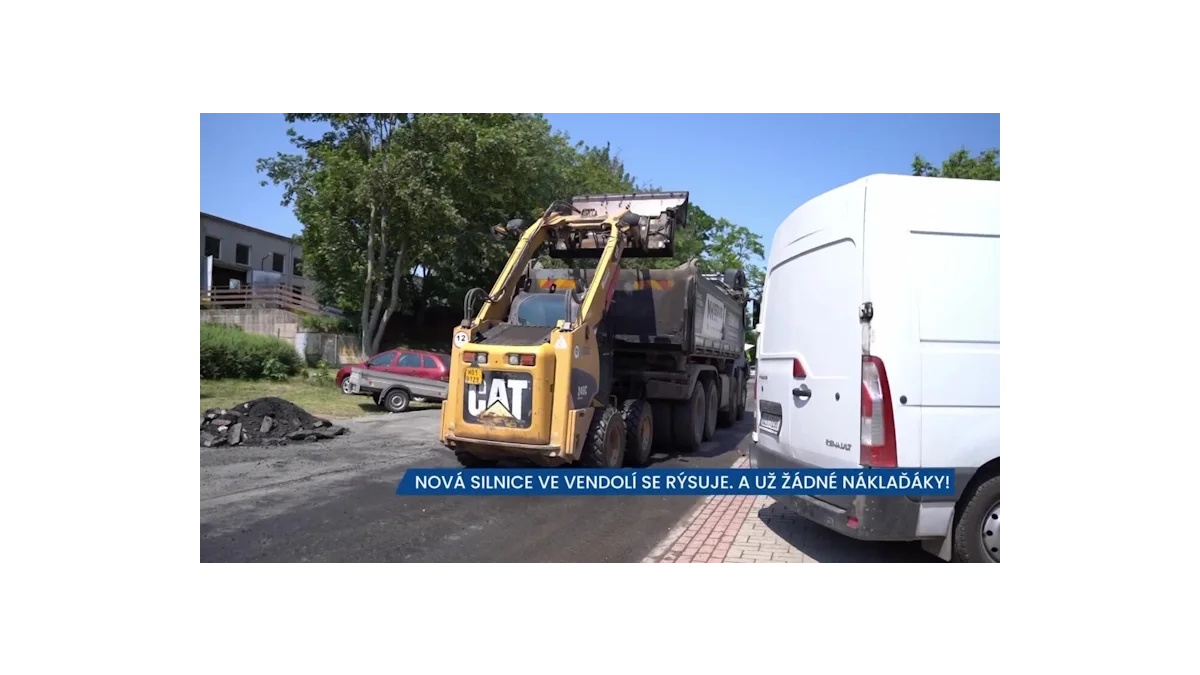 Rekonstrukce silnice ve Vendolí: Nová éra dopravy