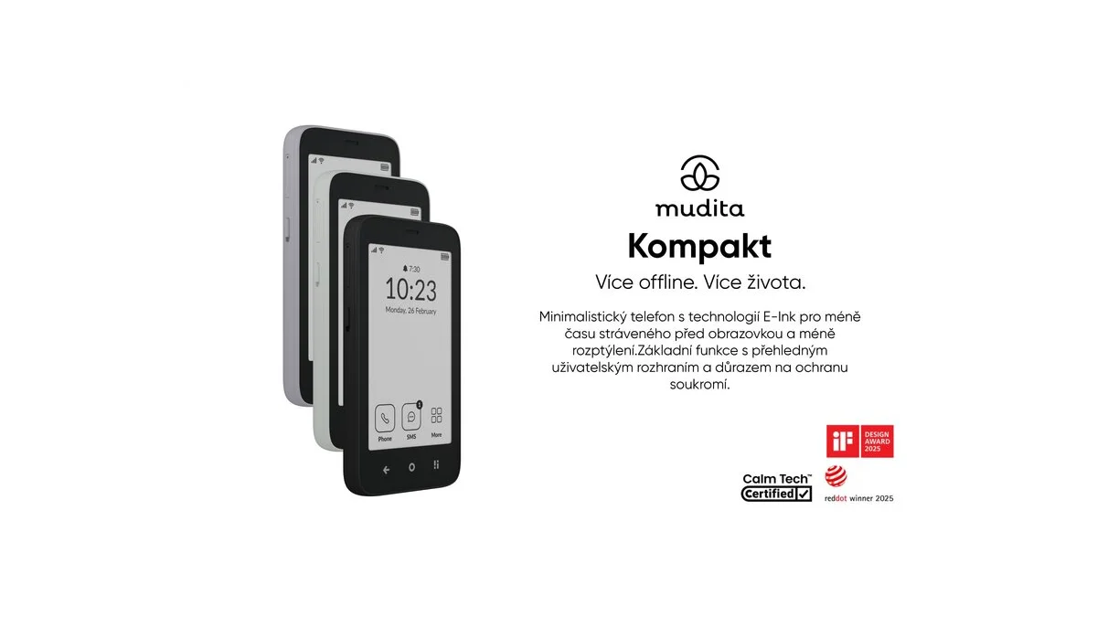 Mudita: Revoluční telefon s E-Ink displejem