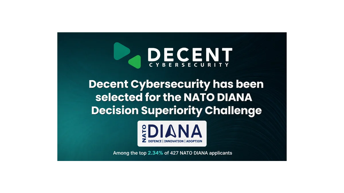 SynapseCommand z Decent Cybersecurity v programu NATO DIANA