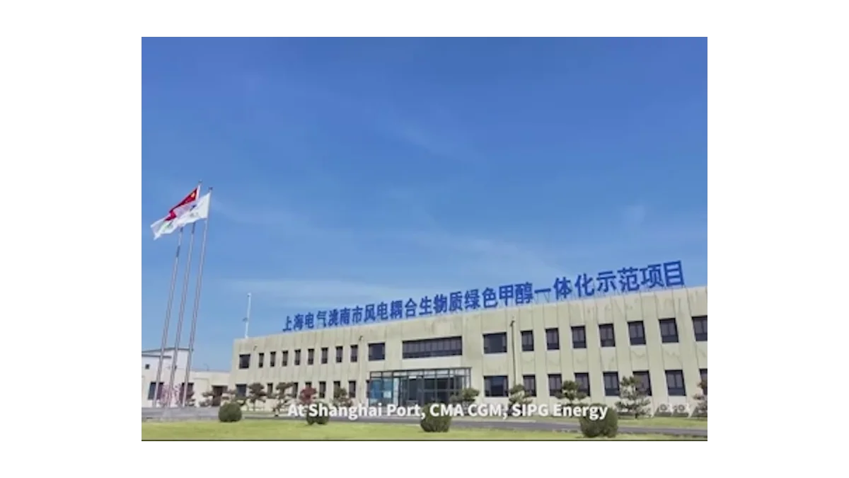 Rekordní tankování biometanolu od Shanghai Electric