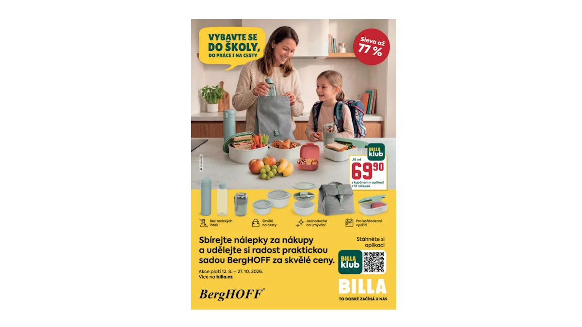 Novinky BILLA: školní katalog a věrnostní nabídka