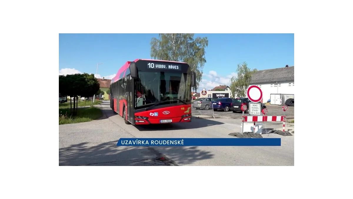 Opravy na Roudné: Uzavření ulice Roudenská do září