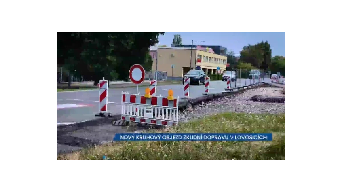 Kruhový objezd v Lovosicích přinese lepší dopravu