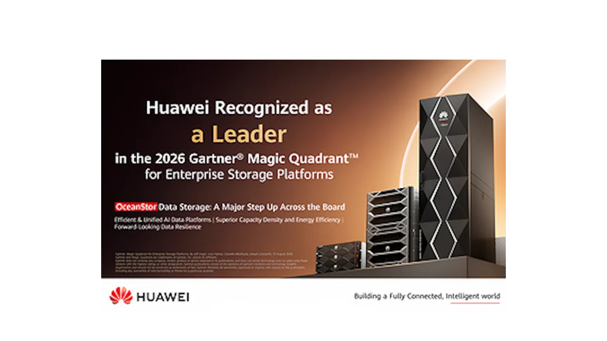 OceanStor od Huawei vede v Gartner Magic Quadrant