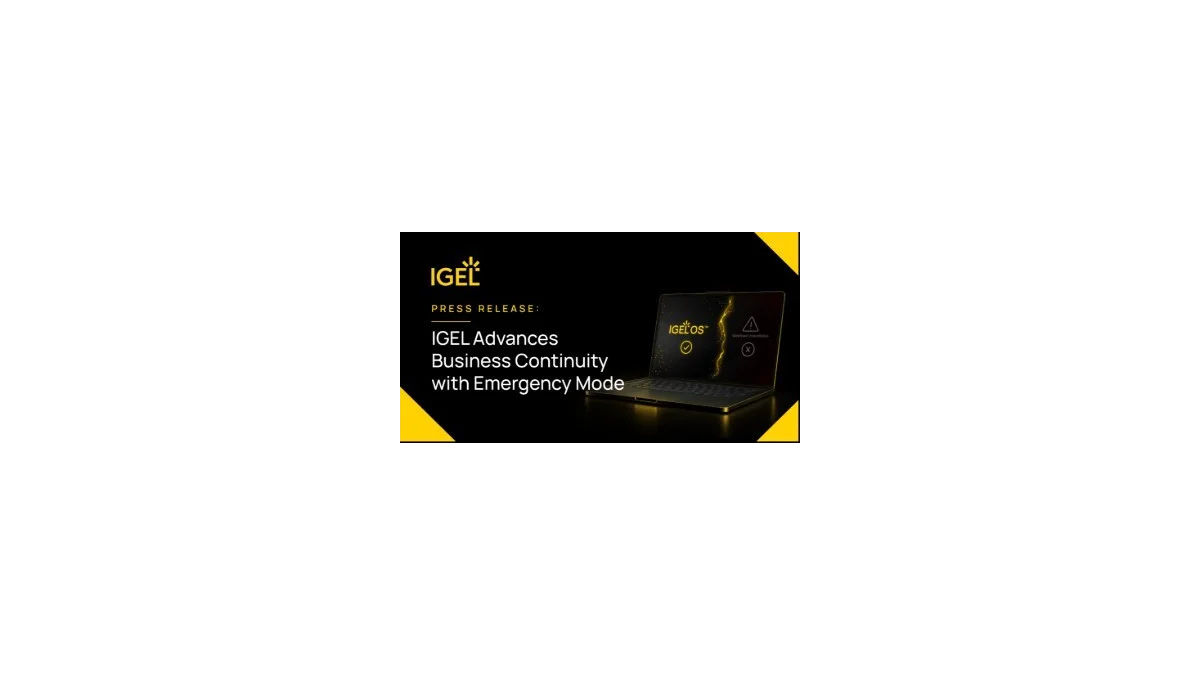 IGEL představuje nouzový režim pro bezpečnostní obnovu