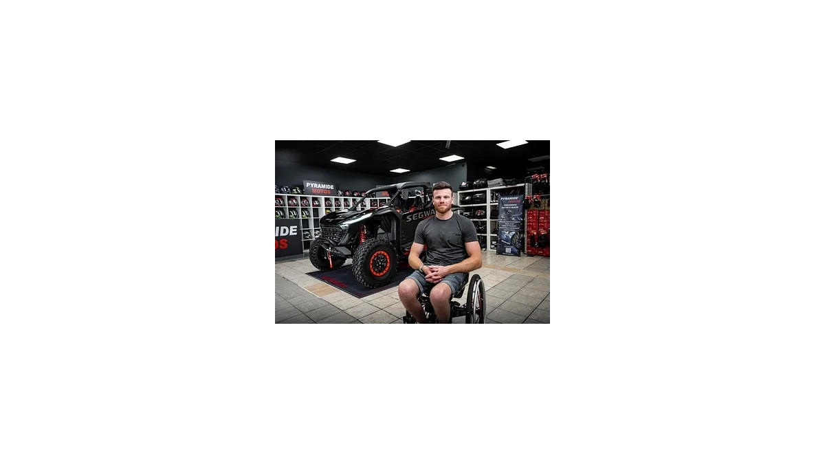 Mathias Bellino startuje s čtyřkolkou Segway SX20T