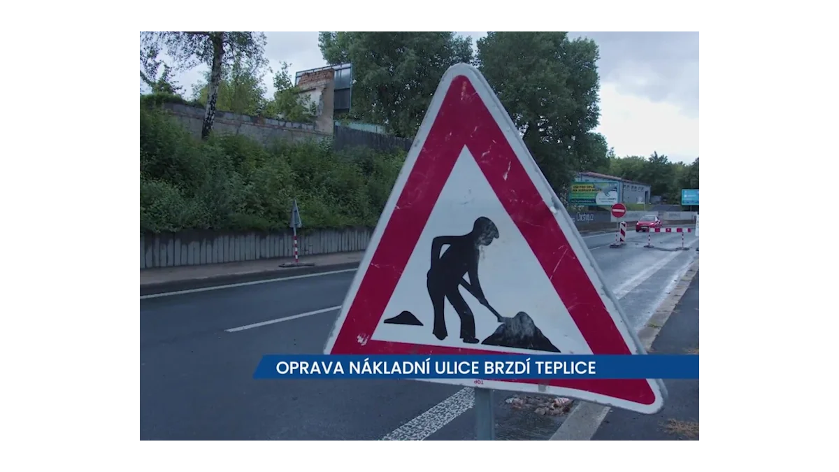 Opravy v Teplicích: aktuální situace na I/13
